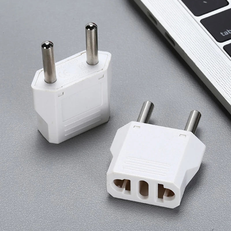 New 5/10Pcs Us To Eu Conversion Plug Eu To Us Us To Au Flat Plug To Dual Use
