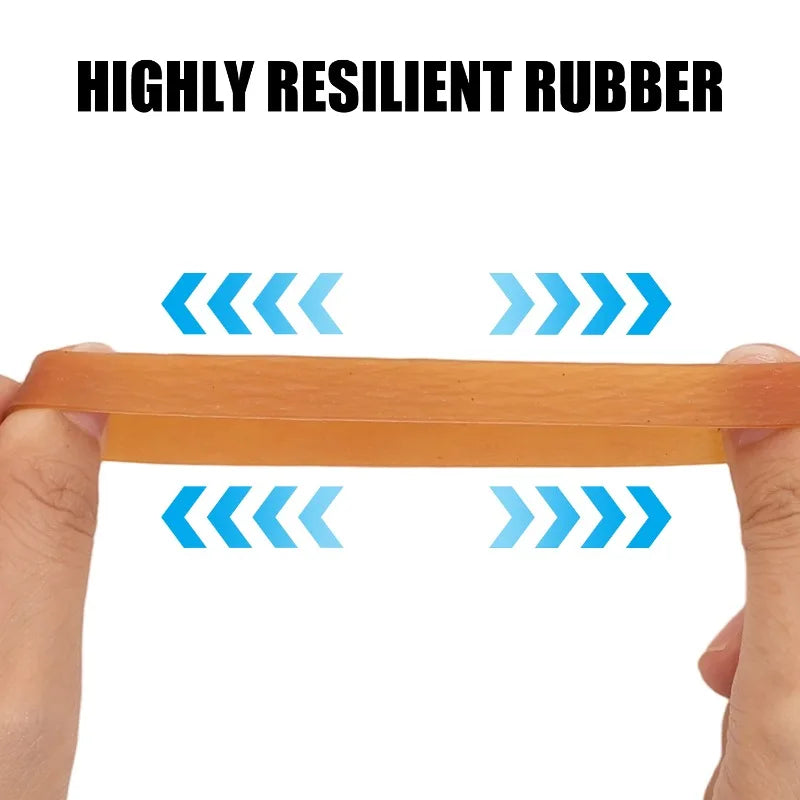 60mm Width Large Thickened Rubber Bands Heavy Duty File Elastic Rubber Bands for Home Kitchen Office Workshop Warehouse Supplies