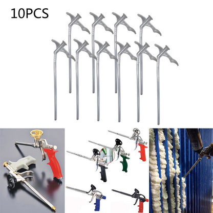 Part Foam Tube Replace Tubes Nozzle Spray Foam Nozzle Equipment Insulating Spray Foam DIY Gap Filling 10pcs 24*12*2cm