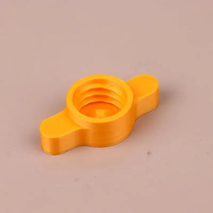 New 10PCS Orange Glass Glue Caps - Durable Plastic Sealing Caps For Standard Glue Bottles, Portable Decoration Tools