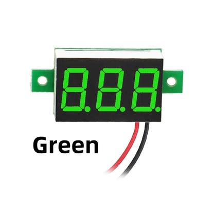 Mini LED Digital Voltmeter Panel ¨C DC 2.5V-32V / 0-100V Voltage Tester for Car, Motorcycle and DIY Projects