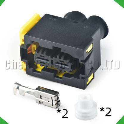 2 Pin Automotive Connectors 48V Mild Hybrid System Wire Harness Plug 1355328-1 for Benz BMW
