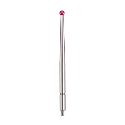 21CZA211 Contact Points Dial Test Indicator, 2mm Ruby Ball Tip, M1.6 Threaded, 44.5mm Length, For 513-415-10 / 513-215N / 513 CMM Tool
