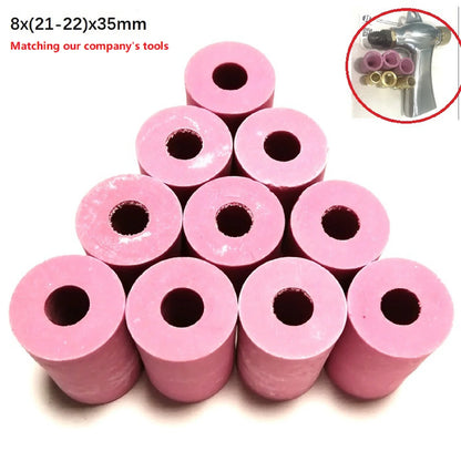 Multi Nozzle Sandblasting Tool Kit with 5 Ceramic Nozzles for Rust and Paint Removal on Metal and Glass with Ergonomic Design