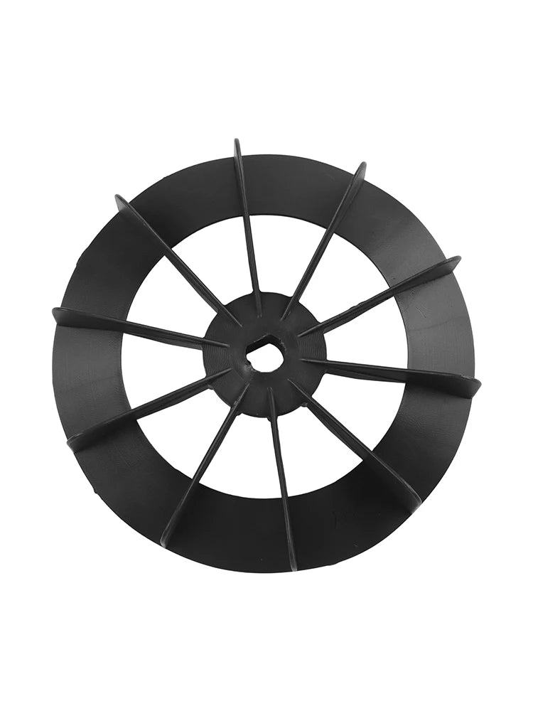 Plastic Replacement Fan Blade for Air Compressor Compatible with Direct Online Motor Features Low Noise and Stable Structure