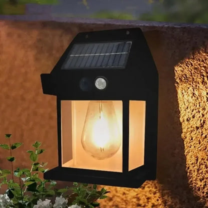 KDULIT Solar Wall Light Outdoor — Motion Sensor, Dusk-to-Dawn, IP55 Waterproof | 3.2V 3W Security Garden Lamp