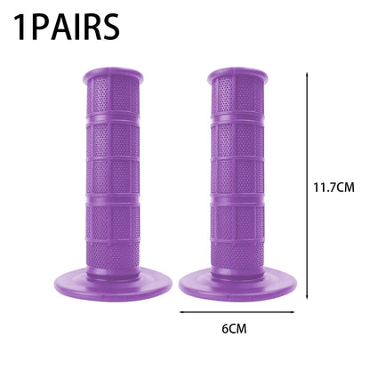 Universal Soft Silicone Motorcycle Handlebar Grips Anti Slip Gel Handle Bar Cover Dirt Bike Motocros Scooter Shock Absorb Sleeve