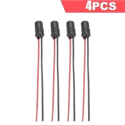 T10 W5W Dashboard Light Bulb Socket Rubber Lamp Holder Connector 16/1PCS