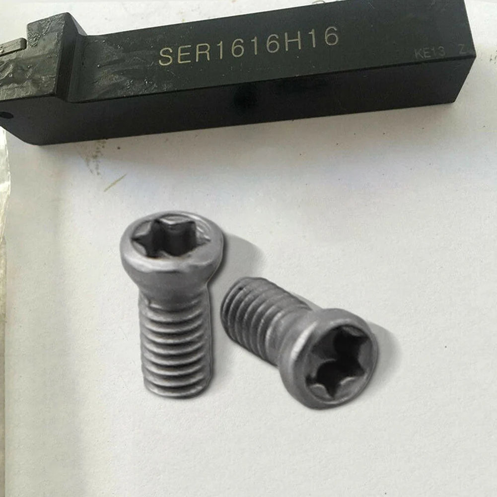 Torx Steel Screws M2.5 x 7mm / M2.5 x 6mm for CNC Lathe Tools and Carbide Insert Replacement
