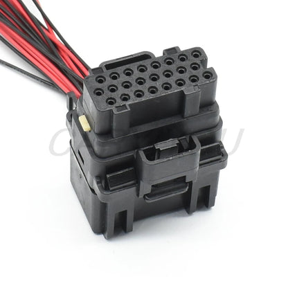 DJ7241Q-1-21 Automotive 24-Pin 1mm Waterproof Connector — Female Wire Socket