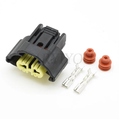 2 Pin Waterproof Automotive Wire Connector for Fog Lamps Socket H11 H9 M6 Female Plug Compatible with 6189-0935 for Toyota Mazda