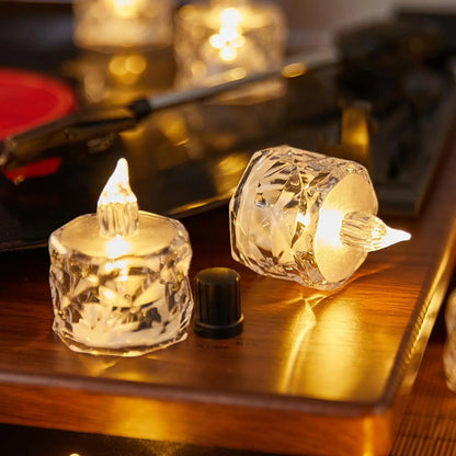 Flameless LED Candle Warm White Tea Light for Home Decor
