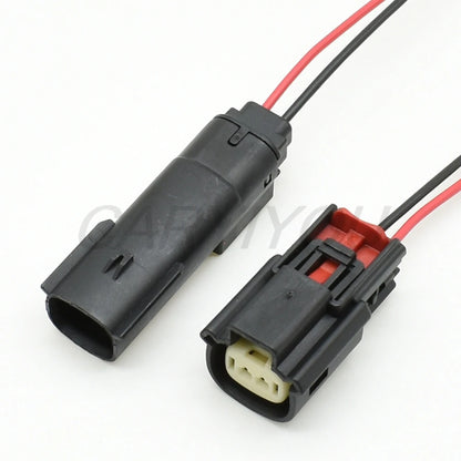Automotive Wire Connector DJ7028W-1.5-11 21 with Terminals for Car Electrical Systems