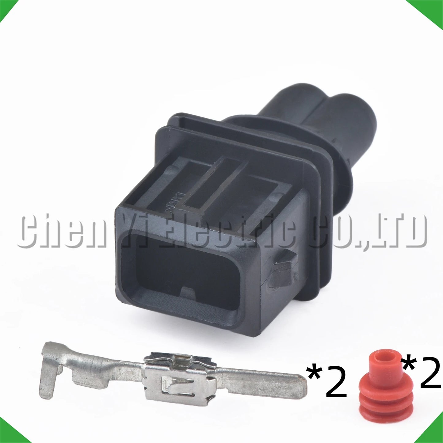 2 Pin Fuel Injector Connector Wire Harness Plug 829441-1 Automotive