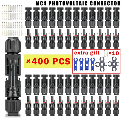 400/200/100/40/20/10 Pcs Photovoltaic Solar Connector 1000V30A Wholesale Panel Connectors Kit for PV/MC Cable 2.5/4/6mm²