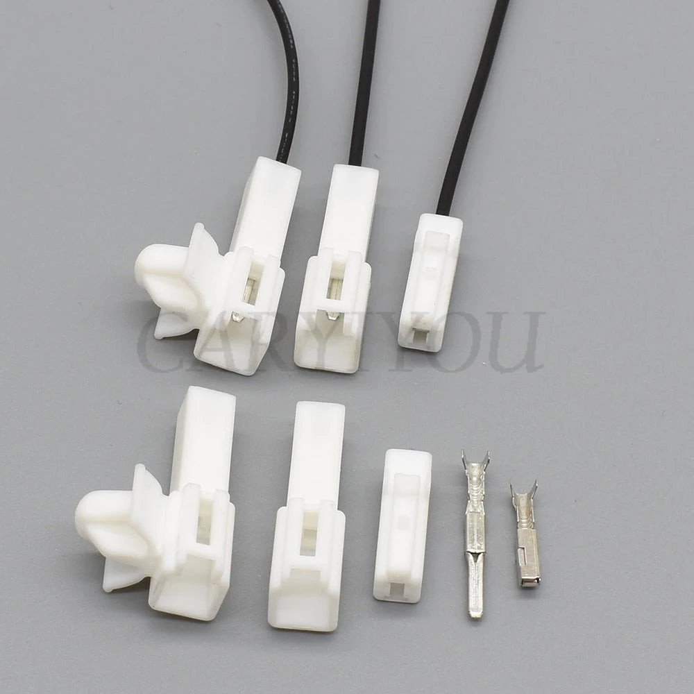 Starter Auto Wiring Harness Connector Male and Female Housing Plug Assembly Compatible with 7283-1010 / 7282-1012 / MG641199 / MG651194