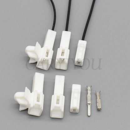 Starter Auto Wiring Harness Connector Male and Female Housing Plug Assembly Compatible with 7283-1010 / 7282-1012 / MG641199 / MG651194