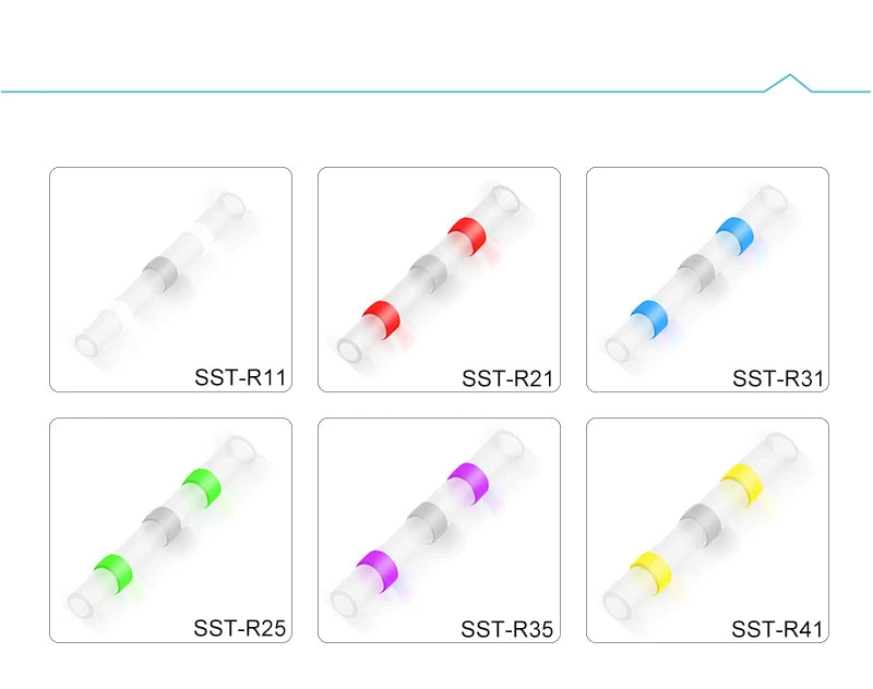 Welding Ring Heat Shrink Terminal, IP67 Waterproof Electrical Connector, Heat Shrink Tube Wire Connection Terminal