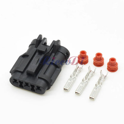 3-Pin 2mm Black Waterproof Connector MG640329-5 MG610327-5 DJ7031Y-2 Male Female for Mitsubishi