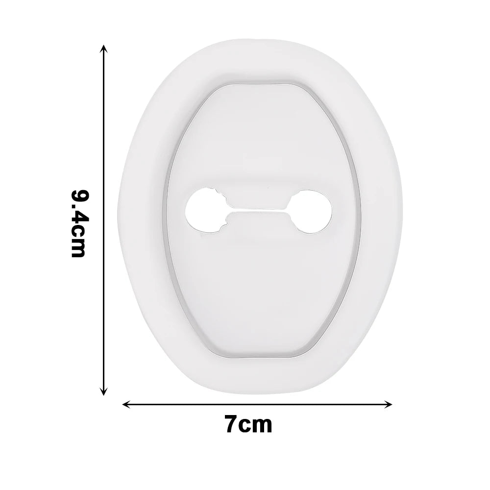 Universal Car Door Shockproof Silicone Cushion – Mute Shock Absorber Protective Cover for Door Latch (8/1PCS)