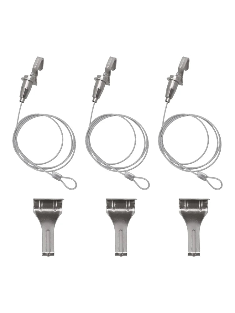 Stainless Steel Adjustable Picture Hanging Cable System Supporting Up to 66 lbs Perfect Solution for Home or Gallery Use