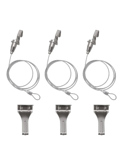 Stainless Steel Adjustable Picture Hanging Cable System Supporting Up to 66 lbs Perfect Solution for Home or Gallery Use