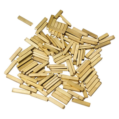 120pcs 2*3*15mm Hot Stamp Pper Letters Thermal Ribbon Printing Font Ding Machine Word Grain For Manual Semi-automatic Ding Machi