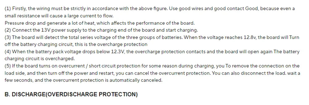 3S 4S Lithium Battery BMS Protection Board 40A 60A with Balance and Enhance Functions for Drill Motor 11.1V-16.8V Li-ion Cells