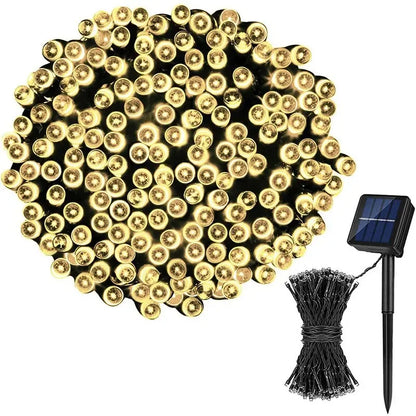 Christmas Decoration LED Solar Powered Fairy Lights, Outdoor for Garden, Wedding, Holiday Party, 32m/22m/12m/7m
