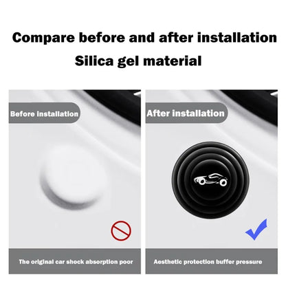 Car Door Shock Absorber Pads Buffer Bumper Anti-collision Shock Absorbing Gasket for Auto Sound Insulation Adhesive Stickers