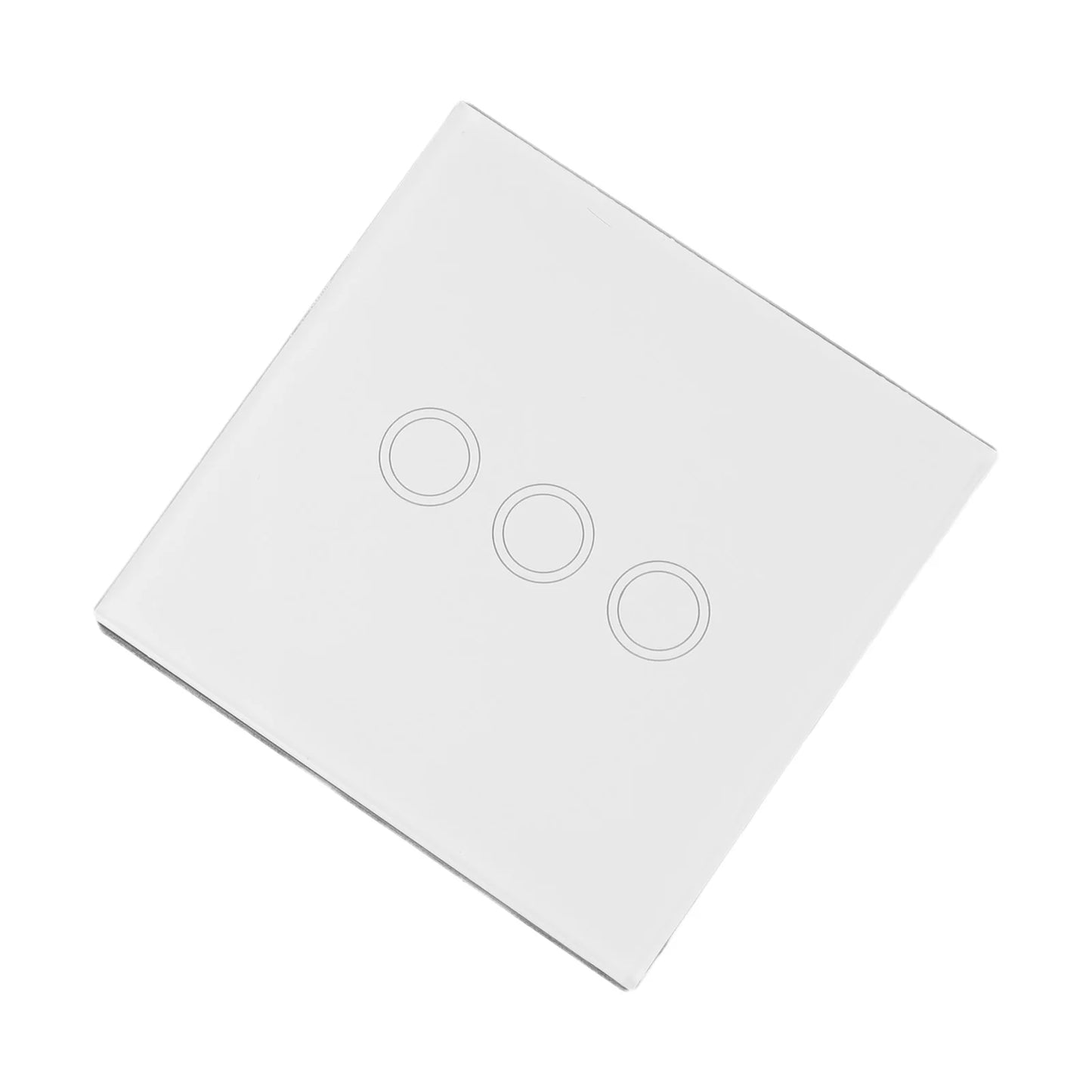 Contemporary 3 Gang Touch Light Switch Engineered to Work Seamlessly With All Your Lighting Fixtures in Any Location