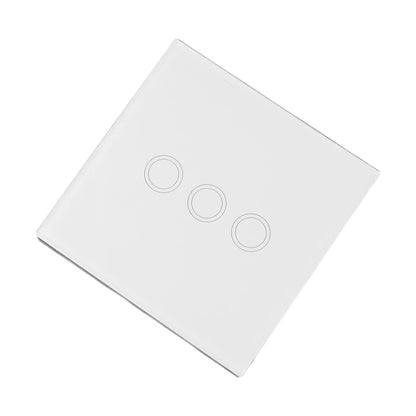 Contemporary 3 Gang Touch Light Switch Engineered to Work Seamlessly With All Your Lighting Fixtures in Any Location