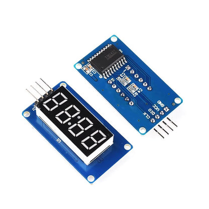 TM1637 4-Digit & MAX7219 8-Digit 7-Segment LED Display Module 0.36 Inch Clock Red Anode Tube