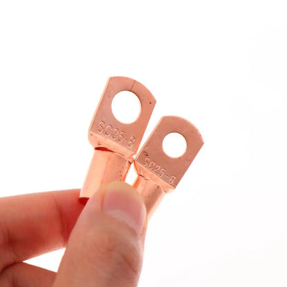 Copper Ring Terminal Lug Kit AWG 4–12 with Heat Shrink Tubing 60/100/130PCS | Battery Cable Connector Set