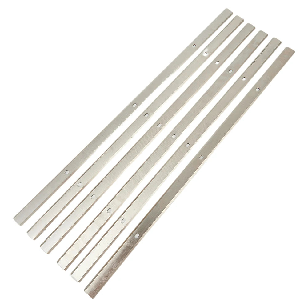 Woodworking Planer Blades 13 Inch 13\\\\\\\"-1/2\\\\\\\" Accessories Parts 13\\\"-1/2\\\" 6pcs High Speed Steel Double Edge