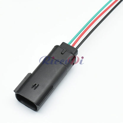3-Pin 1.2mm Steering Booster Pump Connector 33471-0301 33471-0306 DJ7038W-1.5 PA66 for Ford