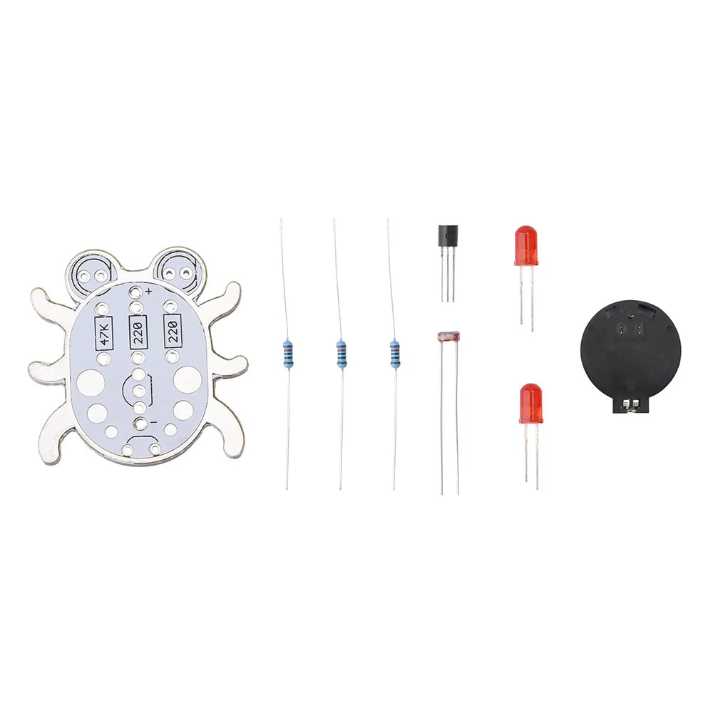 Weevil Eye Electronic DIY Soldering Kit for Beginners | Fun STEM Learning Project for Students and Parent-Child Interaction