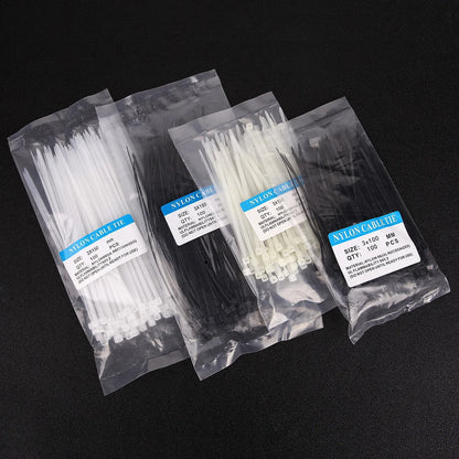 Self Locking Nylon Cable Ties Heavy Duty Wire Straps Organizer