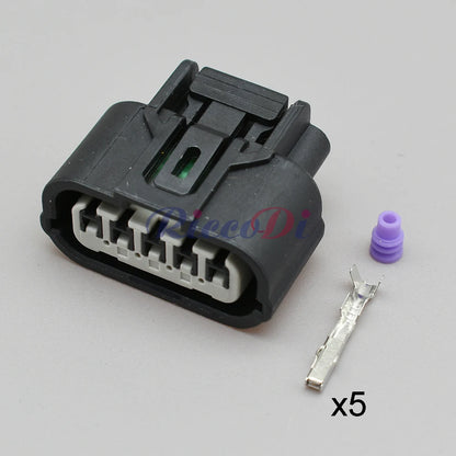 5 Pin Auto Waterproof Connector Mass Air Flow Sensor Intake Pressure Oxygen Sensor Plug 6189-1081 6189-6909 For Honda