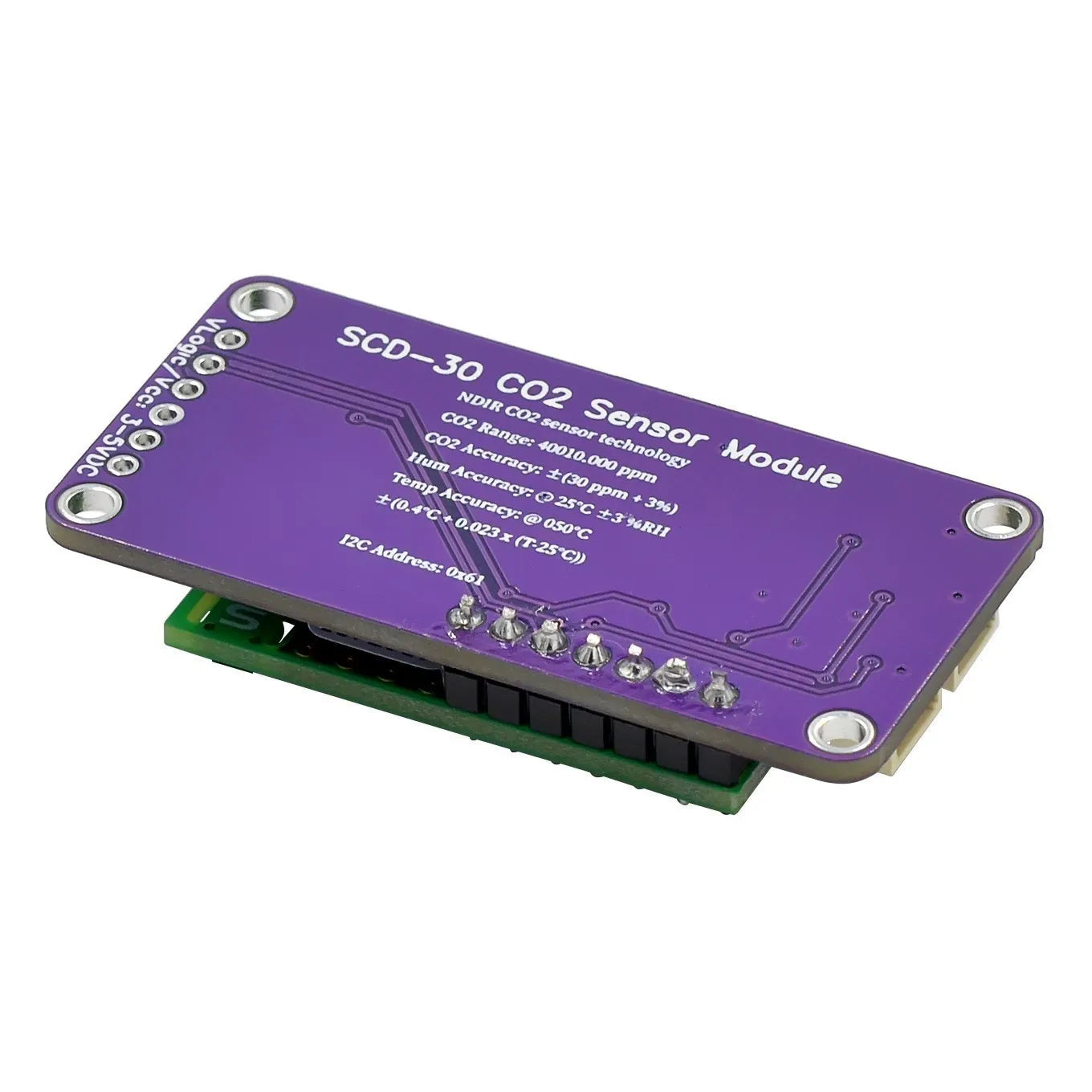 SCD30 CO2 Air Quality Sensor Module with Temperature & Humidity, I2C/Modbus/PWM Interface