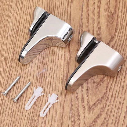4/1pcs Adjustable Glass Shelf Holder Clamp Bathroom Support Brackets Shelves Holder Wood Shelves Support Shelf Bracket For Glass