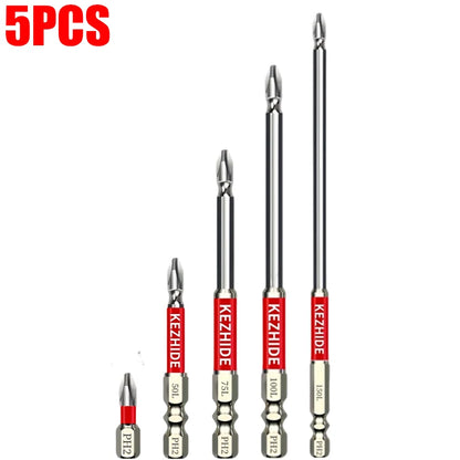 Magnetic Screwdriver Drill Bit Set Alloy Steel Impact Resistant Tips