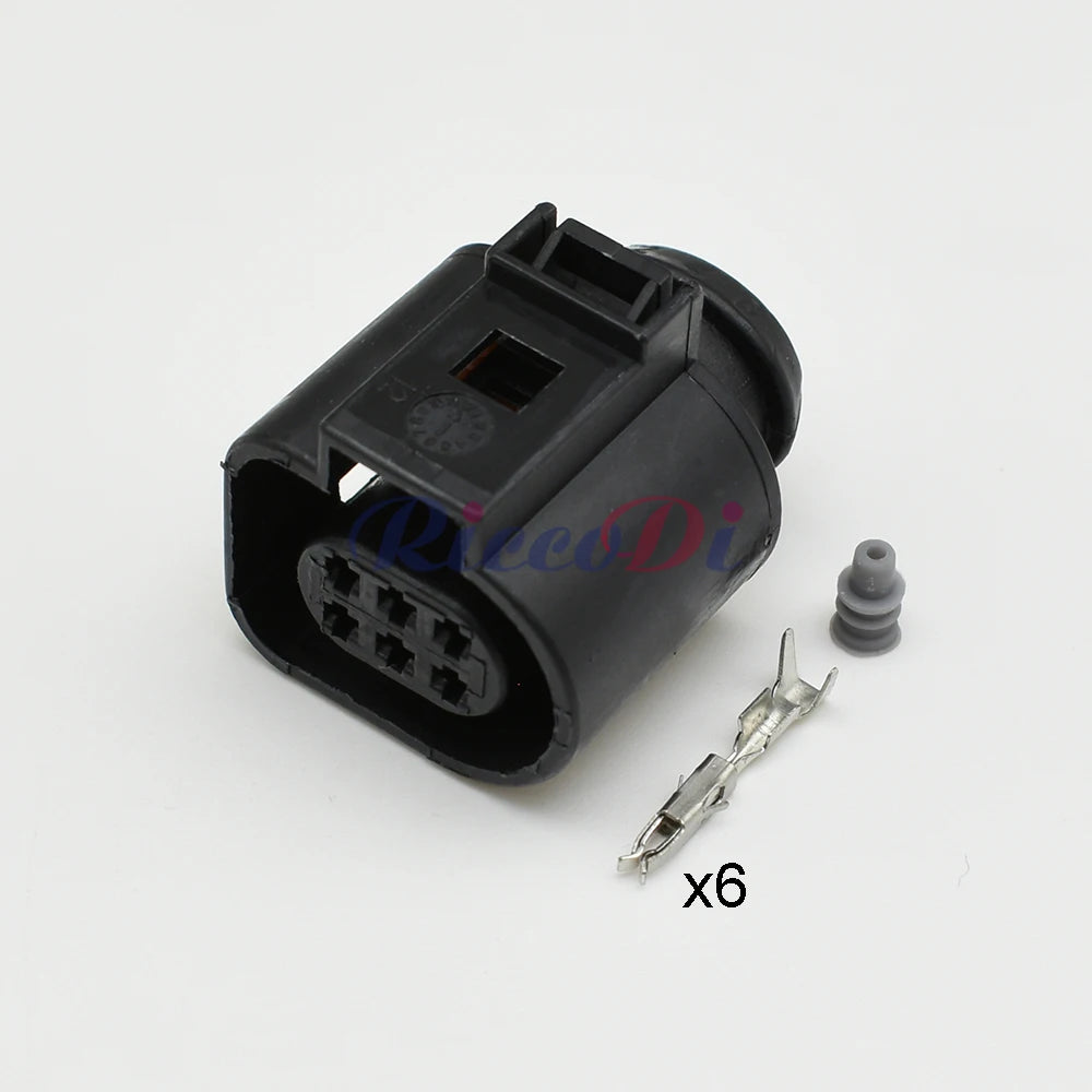 6 Pin 1.5mm Waterproof Temperature Sensor Connector 3B0973813 1J0973713 DJ7062A-1.5 for VW
