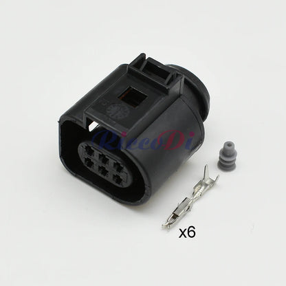 6 Pin 1.5mm Waterproof Temperature Sensor Connector 3B0973813 1J0973713 DJ7062A-1.5 for VW