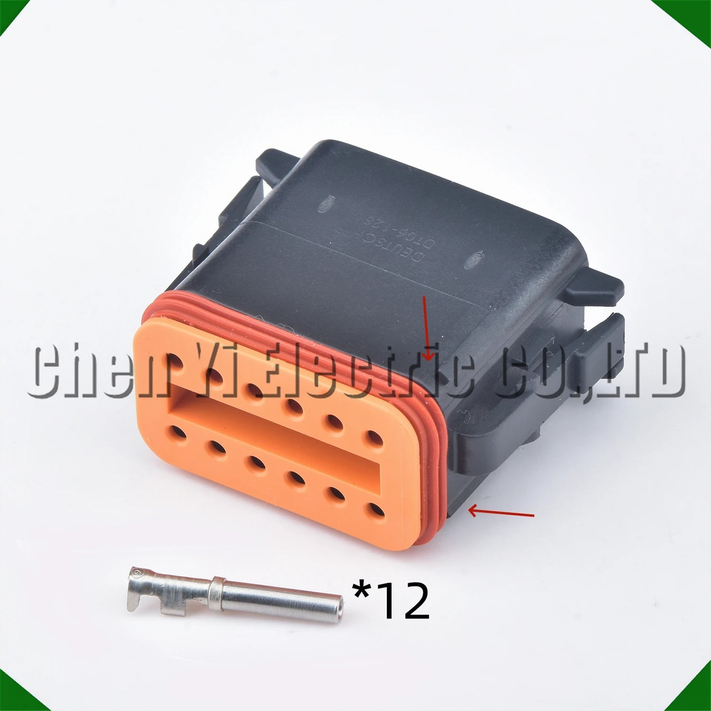 12 Pin Deutsch DT Waterproof Connector DT06-12SA DT04-12PA Plug