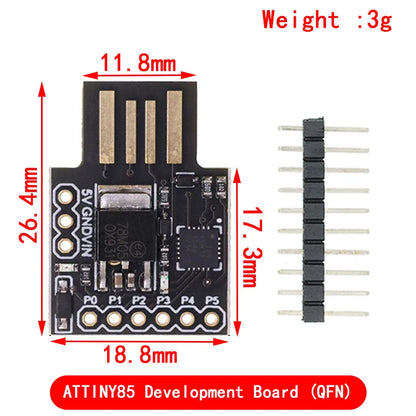 Digispark ATTINY85 Micro Development Board USB Module for Arduino I2C IIC Projects