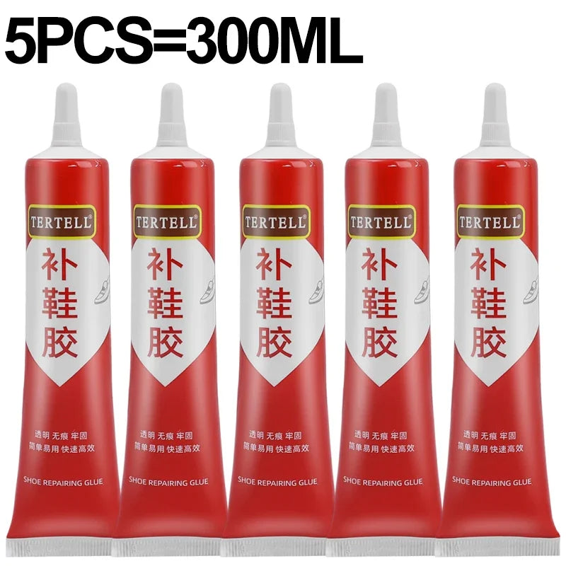 60/300ML Super Strong Shoe-Repairing Adhesive Universal Waterproof Shoe Glue for Sneakers Boot Leather Fast Shoe Repairing Glues