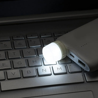 1-10PCS USB Night Light Mini LED Plug Lamp Power Bank Charging Eye Protection Book Lights Mobile Power Charging Bedroom Light