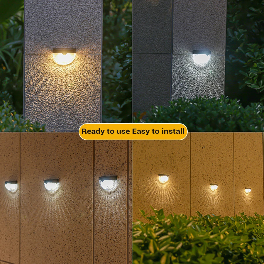 High Bright Solar Wall Light with Motion Sensing Outdoor LED Type-C Rechargeable Waterproof Lantern for Garden Balcony Staircase