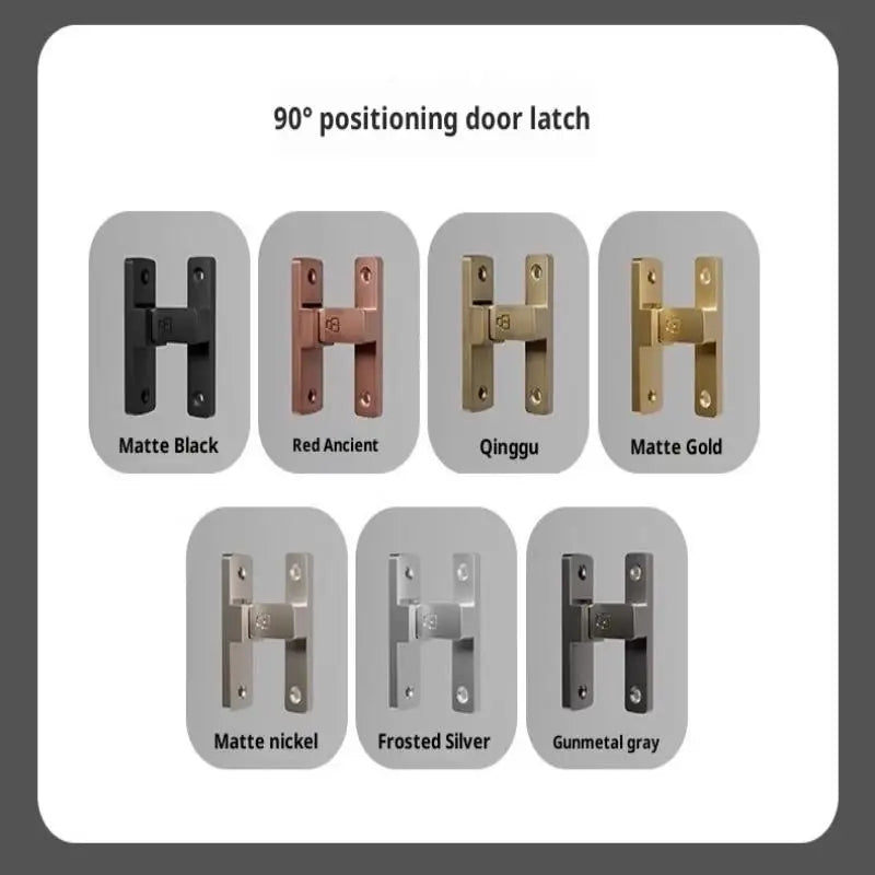 Latch Deadbolt Indoor Non-Punch Surface Mounted Door Lock Bathroom Sliding Door Buckle Snap Bolt Old-Fashioned Room Privacy Lock